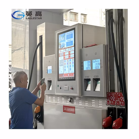Proveedor de China Equipos de gasolinera Bennett Tatsuno Dispensador de combustible con bomba dispensadora de combustible