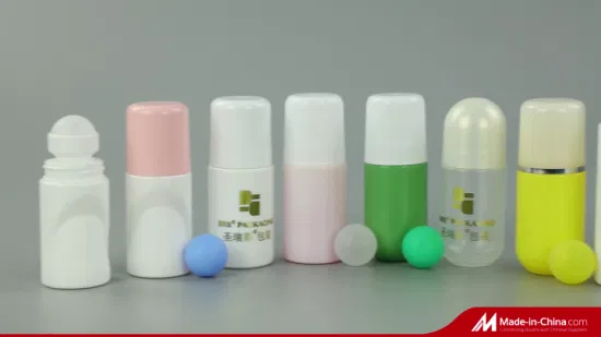 15ml 40ml 50ml Roll on Bottle Desodorante Envase Stick para crema corporal