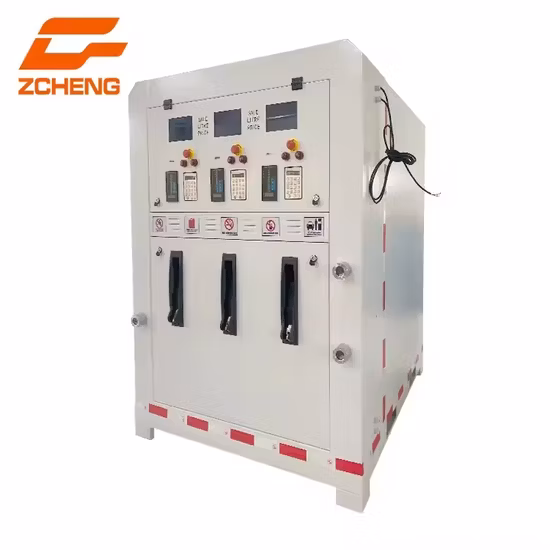 Suministro de China Equipo de servicio de gasolina eléctrica Bomba de gasolinera Mini dispensador de gasolinera Estación de combustible móvil