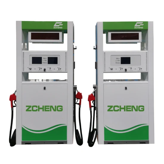 Máquina de bomba de gasolina Zcheng Dispensador de combustible Tokheim Precio Bomba de gasolinera Dispensador de combustible